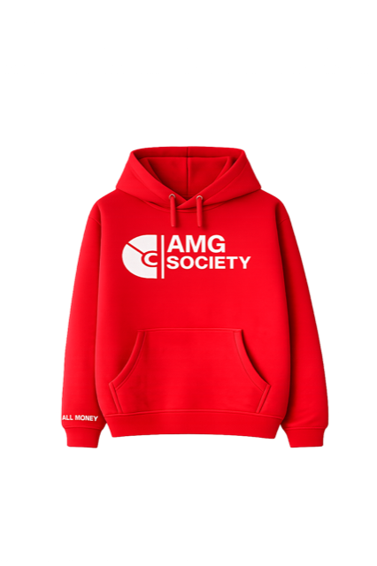 AMG Society red hoodie