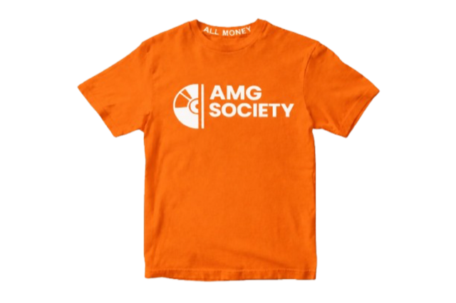 AMG Society orange tee
